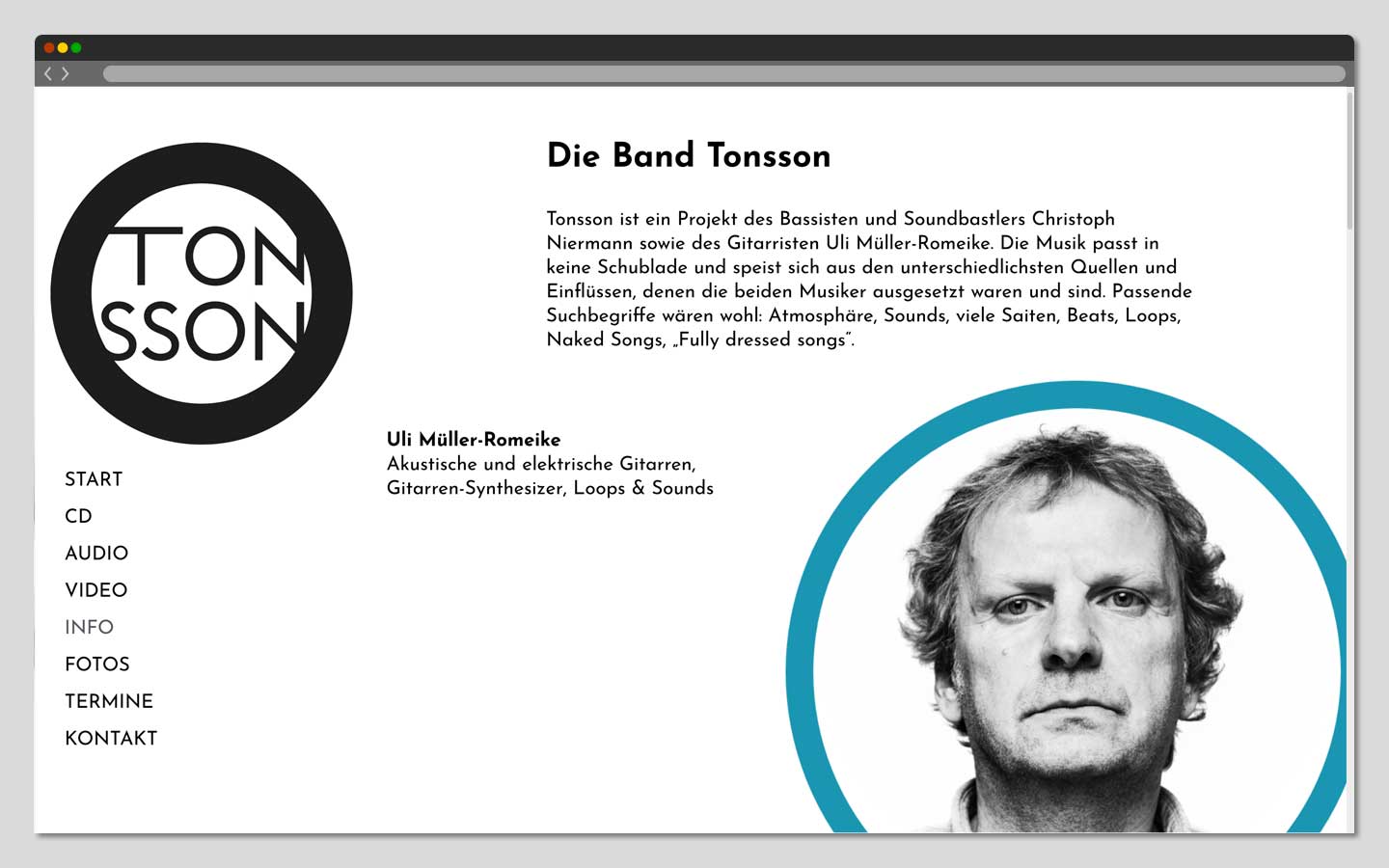 Tonsson Website